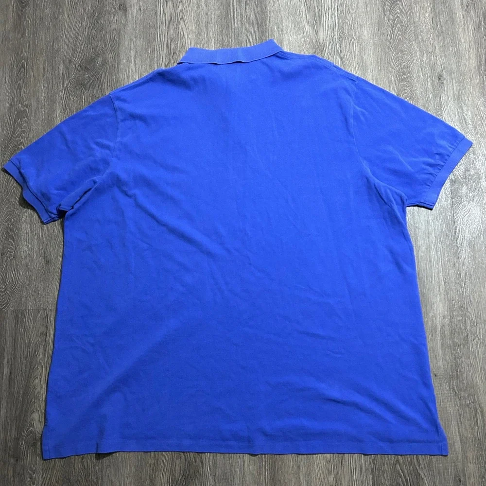 Polo Ralph Lauren Polo Shirt 4XLT Tall Blue Mesh Short Sleeve Pony Logo New NWT
